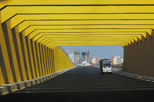 河尾村立交下穿滇池路工程很有设计感 首席记者 杨海冬