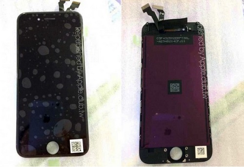 4.7英寸iphone 6前面板再曝光:可见部分内部零件(图)