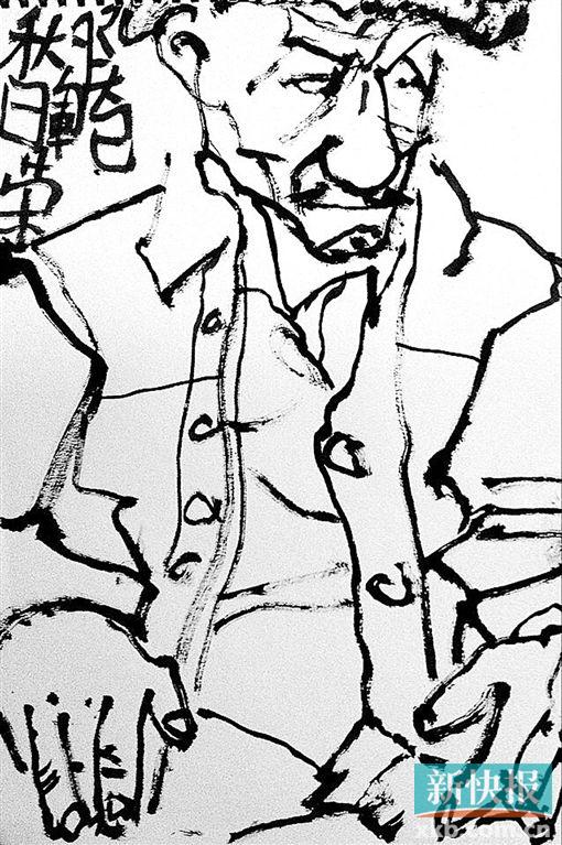 ■陈辉荣的人物写生。