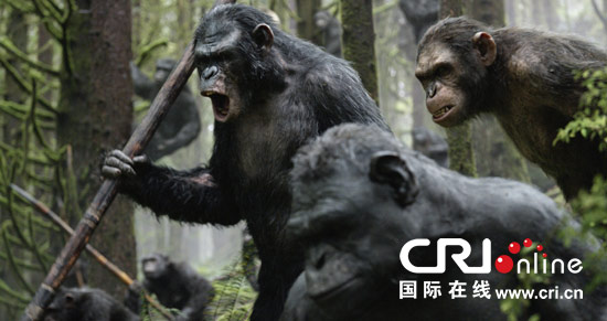 【1+1】《猩球崛起2》影评:凯撒与科巴的不同人生|观影|上映_凤凰娱乐