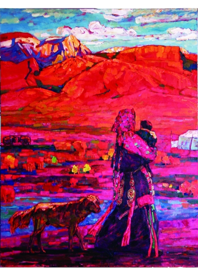 浓烈炽热深情的色彩语言|美术馆|作品展