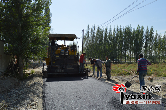 乌苏市硬化乡村道路便民出行|巷道|铺设