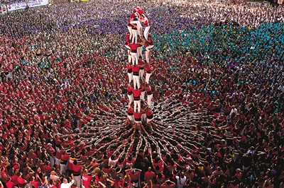 西班牙的叠人塔比赛|西班牙|加泰罗尼亚