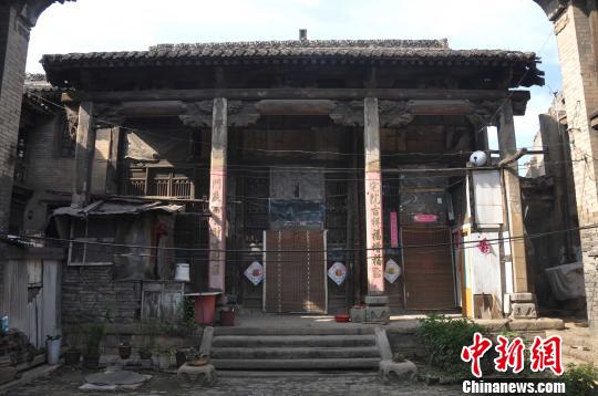 晋城古书院修缮前。 当地文物部门提供 摄-图片版权归原作者所有