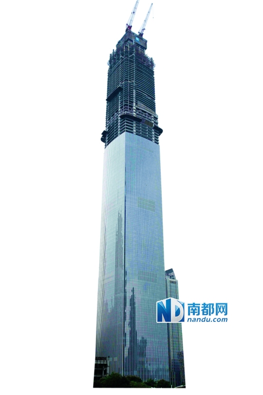 广州东塔530米.