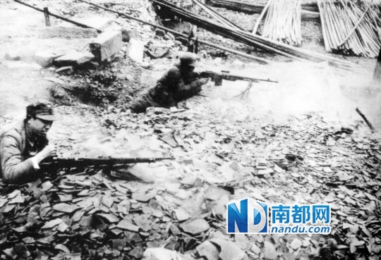 1943年的常德会战激烈异常。从11月8日到22日，日军进攻部队达1万人。