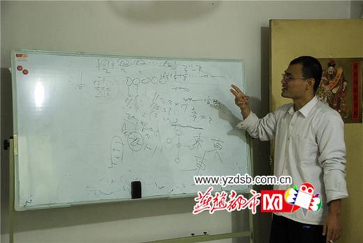 刘常辉给几个高三学生辅导高数