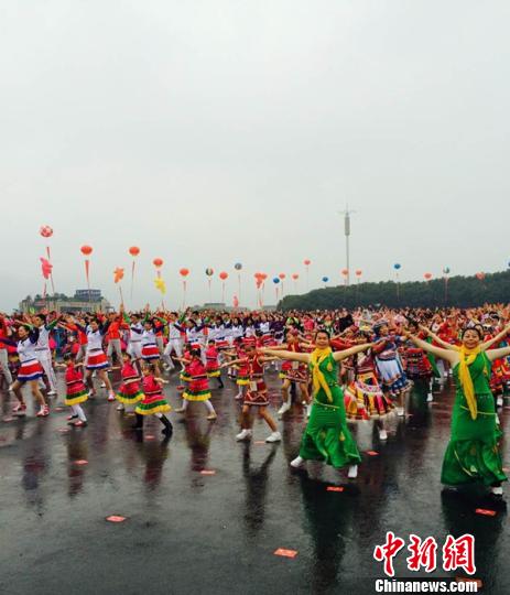 图为活动现场。 谢盼盼 摄