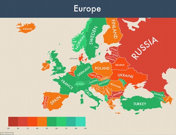 欧洲国家情况迥异。(图片来源:英国媒体)