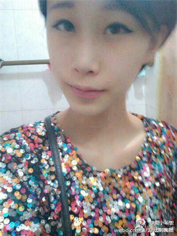 图为受害女孩。