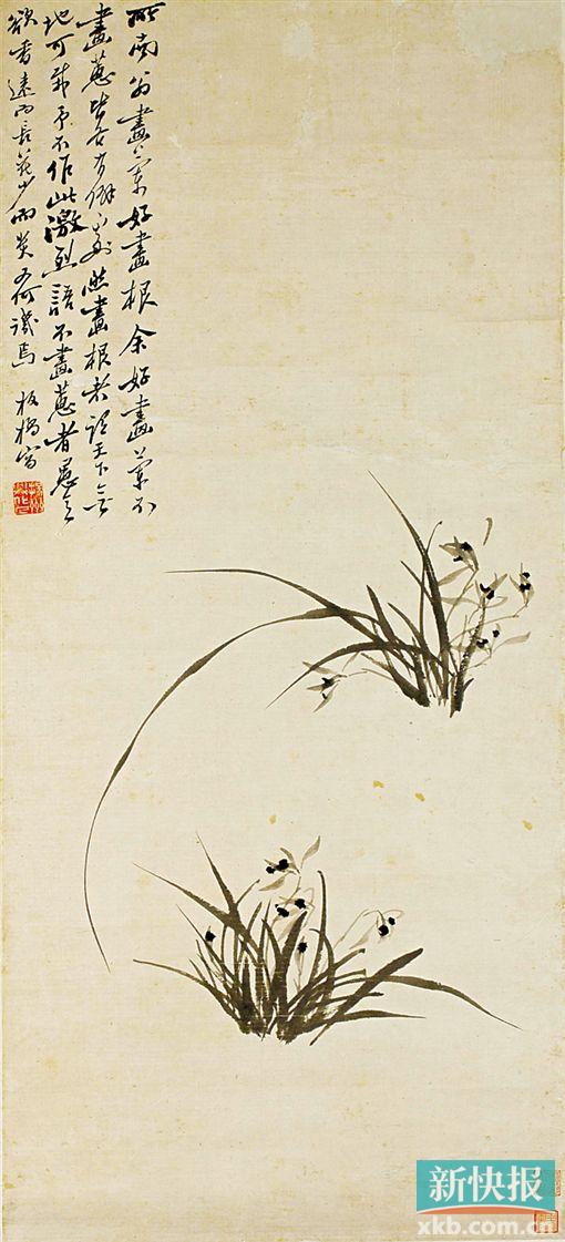 ■郑板桥 兰花图