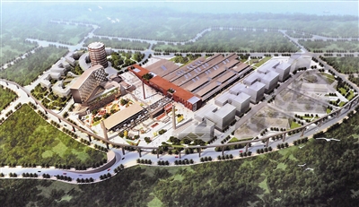 工业博览园效果图。重庆晨报记者 杨新宇 摄