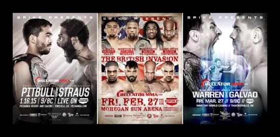 Bellator132-134官方海报