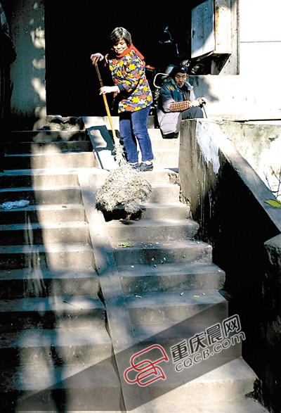 沙区轴承村有个扫地姐,义务扫地14年|小区|老房