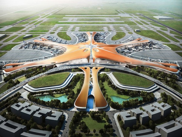北京新机场设计方案公布 俯瞰像海星(高清组图