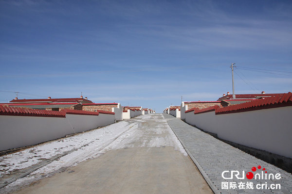 达茂旗幸福村的街道