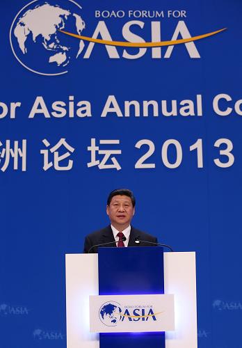 2013年,中国国家主席习近平出席博鳌亚洲论坛2013年年会