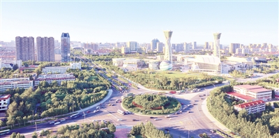 题图 潍坊城市新貌。（资料图片）