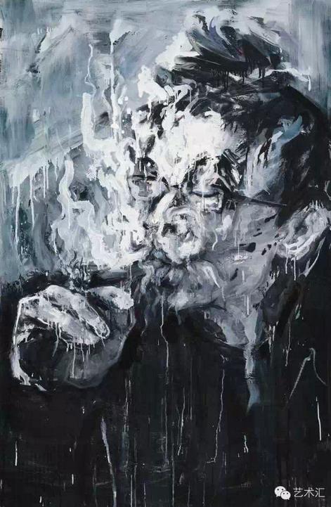 　　戏谑的奥义 100×150cm 布面油画 2014