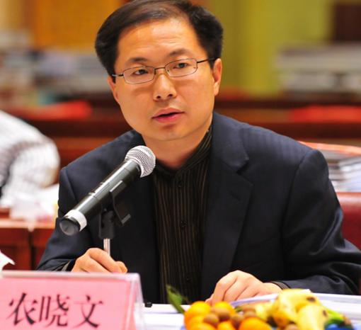 广西旅游投资集团有限公司原董事长、党委书记农晓文资料图