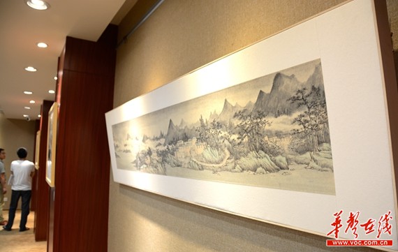 “潇湘水云”画展长沙开展 湖南籍画家献礼家乡|展出|作品展_凤凰资讯