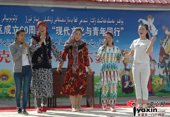 托里举行现代文化与青年同行相声小品大赛|文