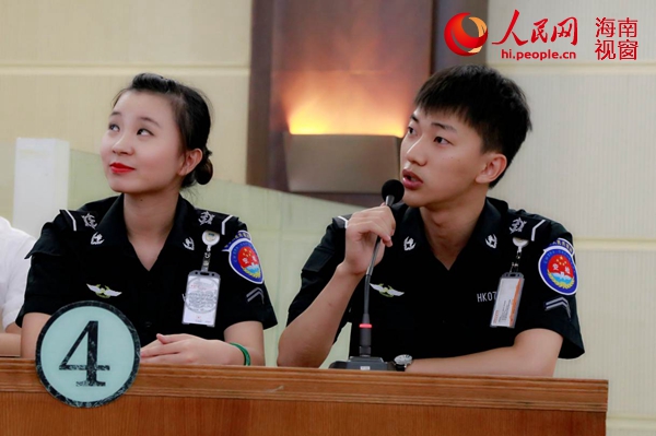 “航空安全知识竞赛”现场