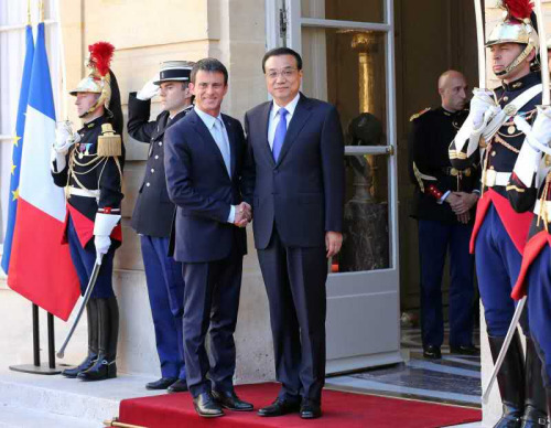 李克强:将中法合作推向产业链高端|合作|双边贸易