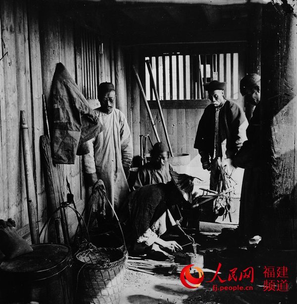 1870年的福州台江铜匠铺 徐希景供图