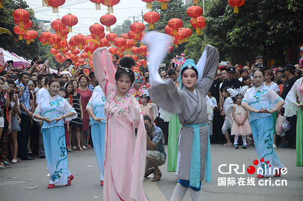 缘来唐昌 成都郫县举办浪漫七夕庙会活动|景
