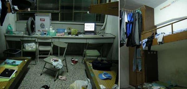 中兴宿舍被大家批为最烂。 图撷自PTT八卦版