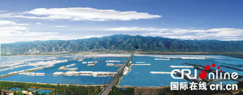 运城盐湖全景.