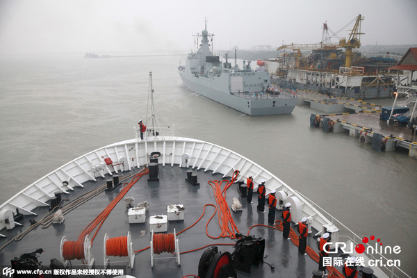 中马首次大规模联合军演展开(高清组图)|演习|军