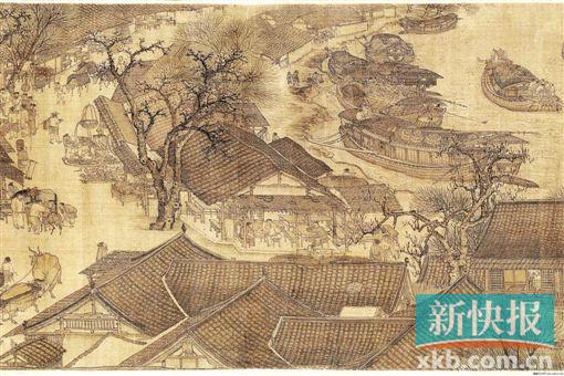 ■清明上河图人物动态变化丰富,错落自然,极具临场性。