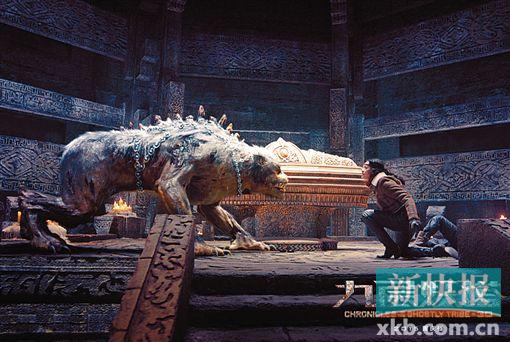 ■这个国产怪兽体型庞大又纤毫必现,在3D视效下栩栩如生。