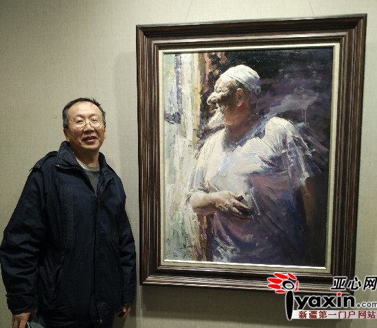 中央美院博士万景参观画展