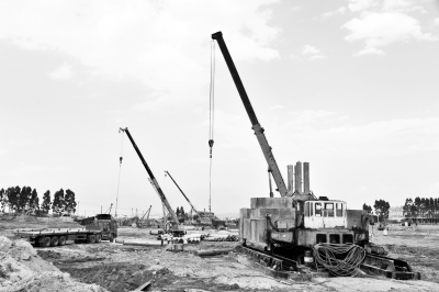 翔安医院建设工地     张天骄 摄