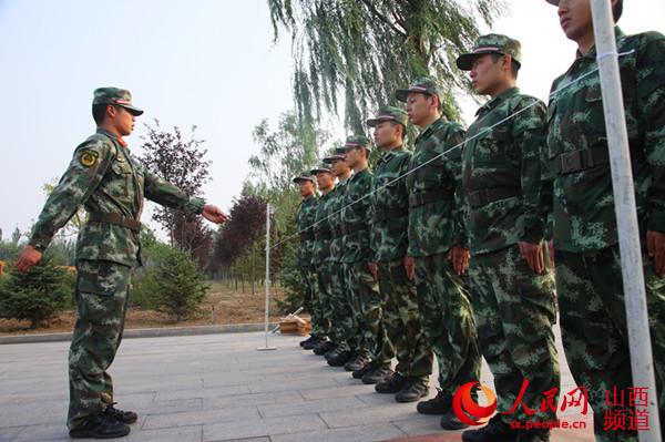 山西武警:新兵训练 从严做起|军事训练|纪律