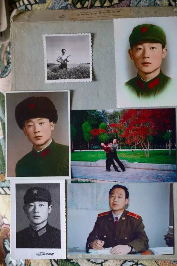 张彪年轻时的照片。