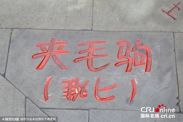 2015年10月30日，重庆园博园东门入口处至江南园中间的步梯方言路一角。图片来源：红叶/视觉中国