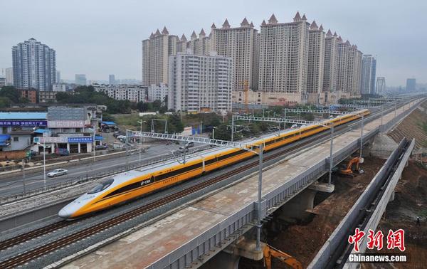 南宁至革命老区百色动车试运行|南宁|百色