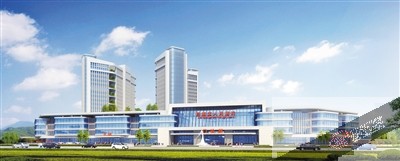 巴南区人民医院新院规划图。