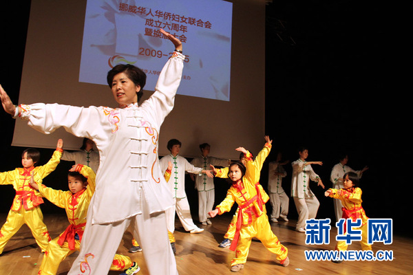 挪威华人华侨妇女联合会举行成立六周年庆祝晚