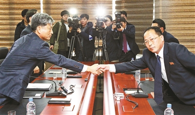 韩朝举行副部长级会谈|朝鲜|韩朝