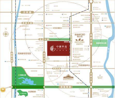 成都最高端的楼盘:中国华商金融中心成都最高