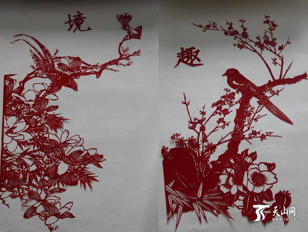 民间剪纸高手李春梅的剪纸作品