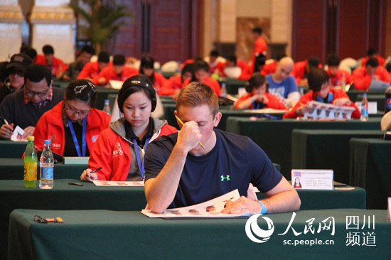 比赛现场。（但唐文 摄）