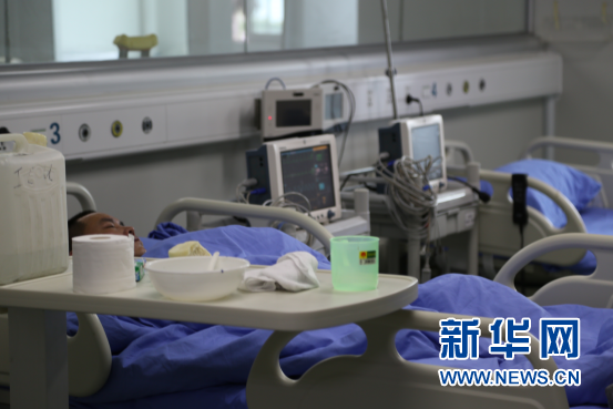 图为南区分院重症病房。新华网韩家慧 摄