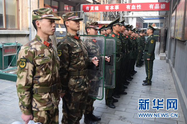 中队组织方案演练训练，提升应急处突能力 钟家培（摄）