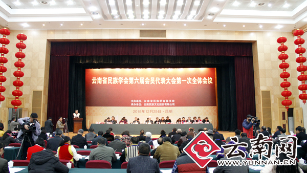 云南省民族学会第六届会员代表大会。云南网记者 黎鸿凯 摄